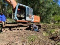 Excavator Track Repair
