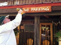 Sign Making at Ranch Workamping Job