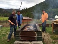 Workamping the Grill at Vickers Ranch Burger Night
