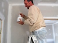 Painting the new Safe Harbor veterinarian office