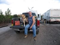 Our workamping site at Safe Harbor Animal Rescue in Maysville, NC