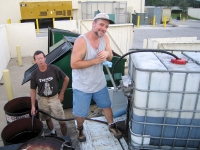 Collecting grease for biodiesel production