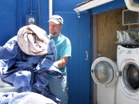 Lots of laundry.