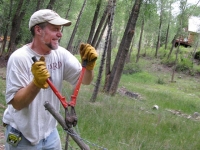 Jim Workamping at Vickers Ranch Lake City, CO