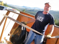 Workamper Jim Hauls Trash to Lake City Dump