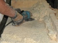 Ranch Workamping Job to Make Handmade Log Fireplace Mantle