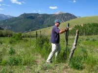 Vickers Ranch Workamping Mending Fences