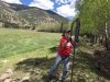 Rene Strings Fence at Workamping Ranch Job