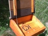 wood work fish log station box made workamping