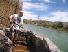 Cleaning the tubs at Riverbend Hot Springs