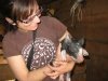 Helping out at Diggin Dust Heritage Hog Farm
