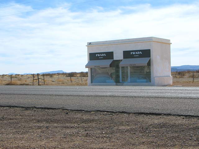 Prada Marfa Store Art Or Illegal Ad Shut Down by Texas DOT