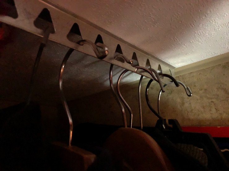 Messy Rv Closet Hangers Problem Is Solved