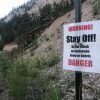 Lake City Avalanche Aftermath Avalanche Debris Lake City Colorado
