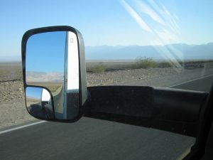 death valley rearview mirror