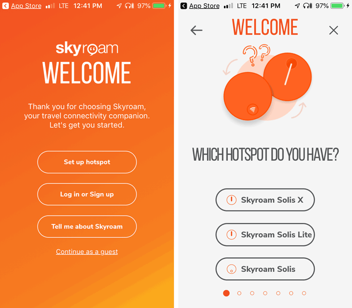 skyroam solis setup