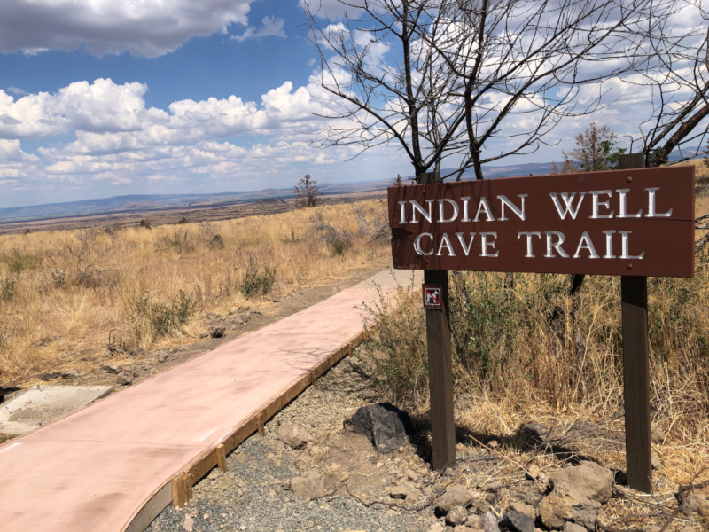 Lava Beds Indian Wells Cave Trail