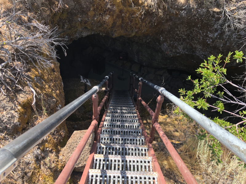 Lava Beds Skull Cave Entrance