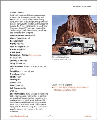 national parks rving guide