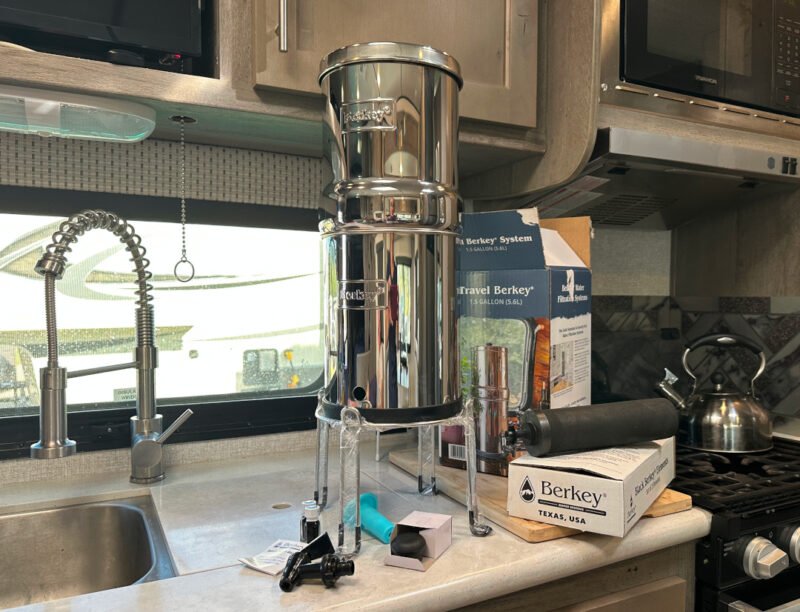 Berkey Water Filter system with base and filters
