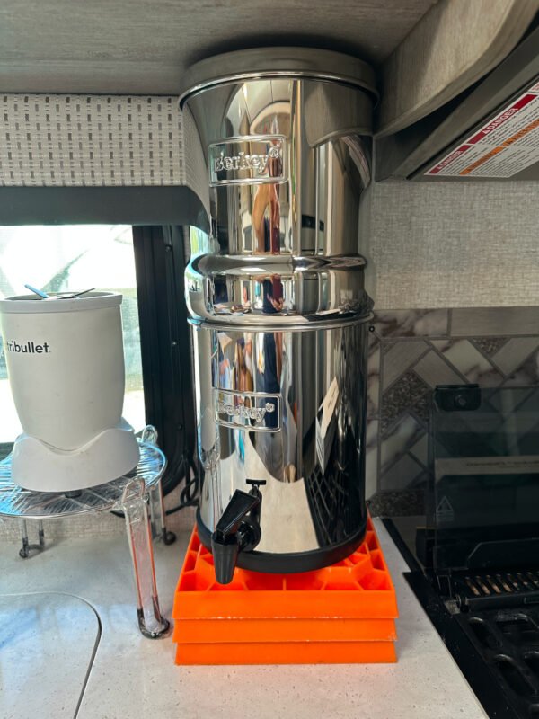Berkey Water Filter system too tall for our Arctic Fox kitchen countertop