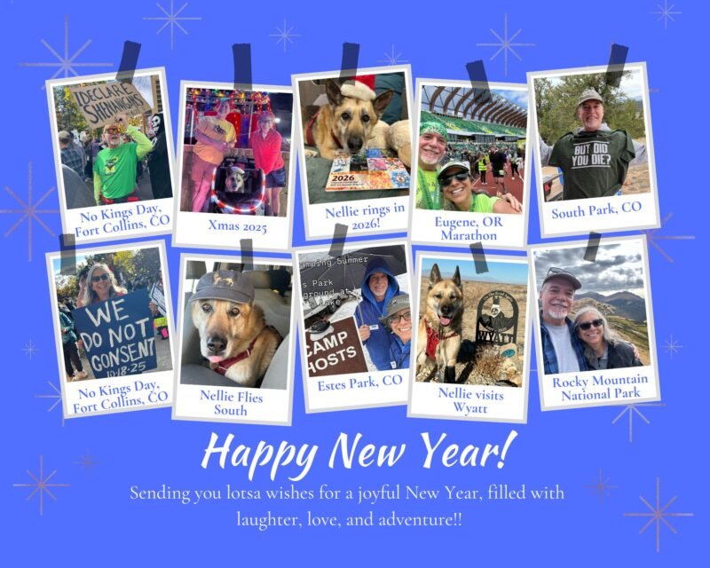 Happy New Year from Jim and Rene and Nellie