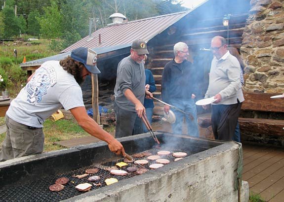 Vickers Ranch Vickers Ranch Guest dinner Best Burgers in Lake City, CO